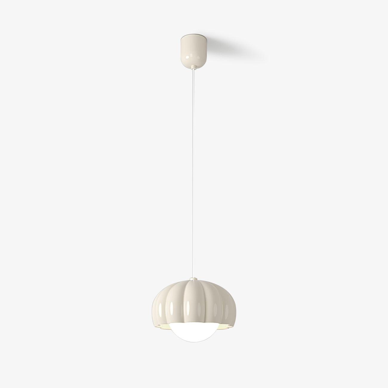 Creamy Pumpkin Pendant Light - Lumpaz