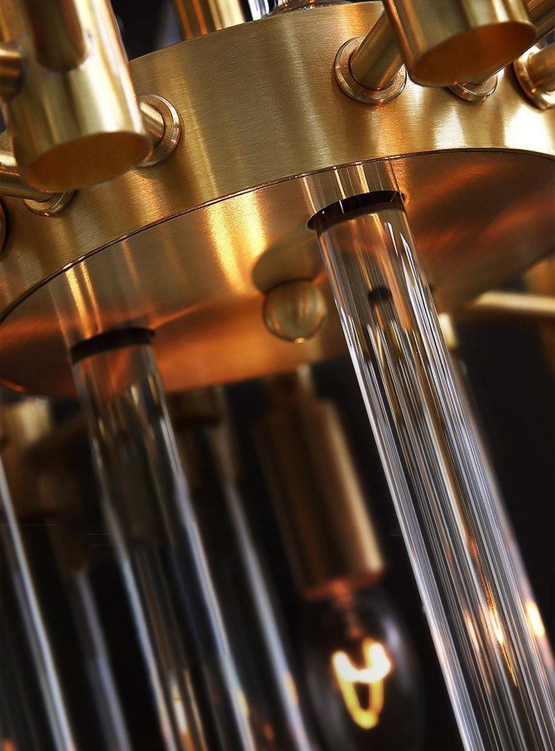 Vintage Antique Brass Chandelier - Lumpaz