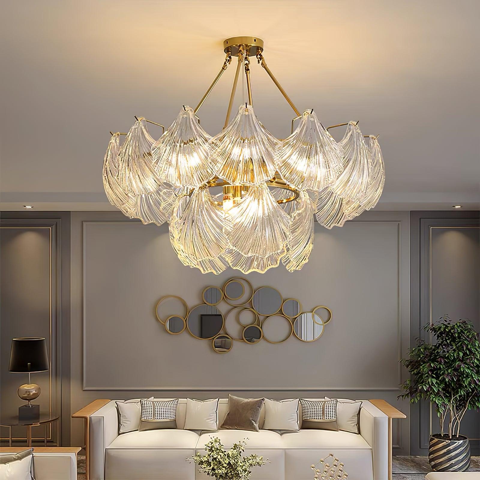 Ribbed Shell Ceiling light - Lumpaz