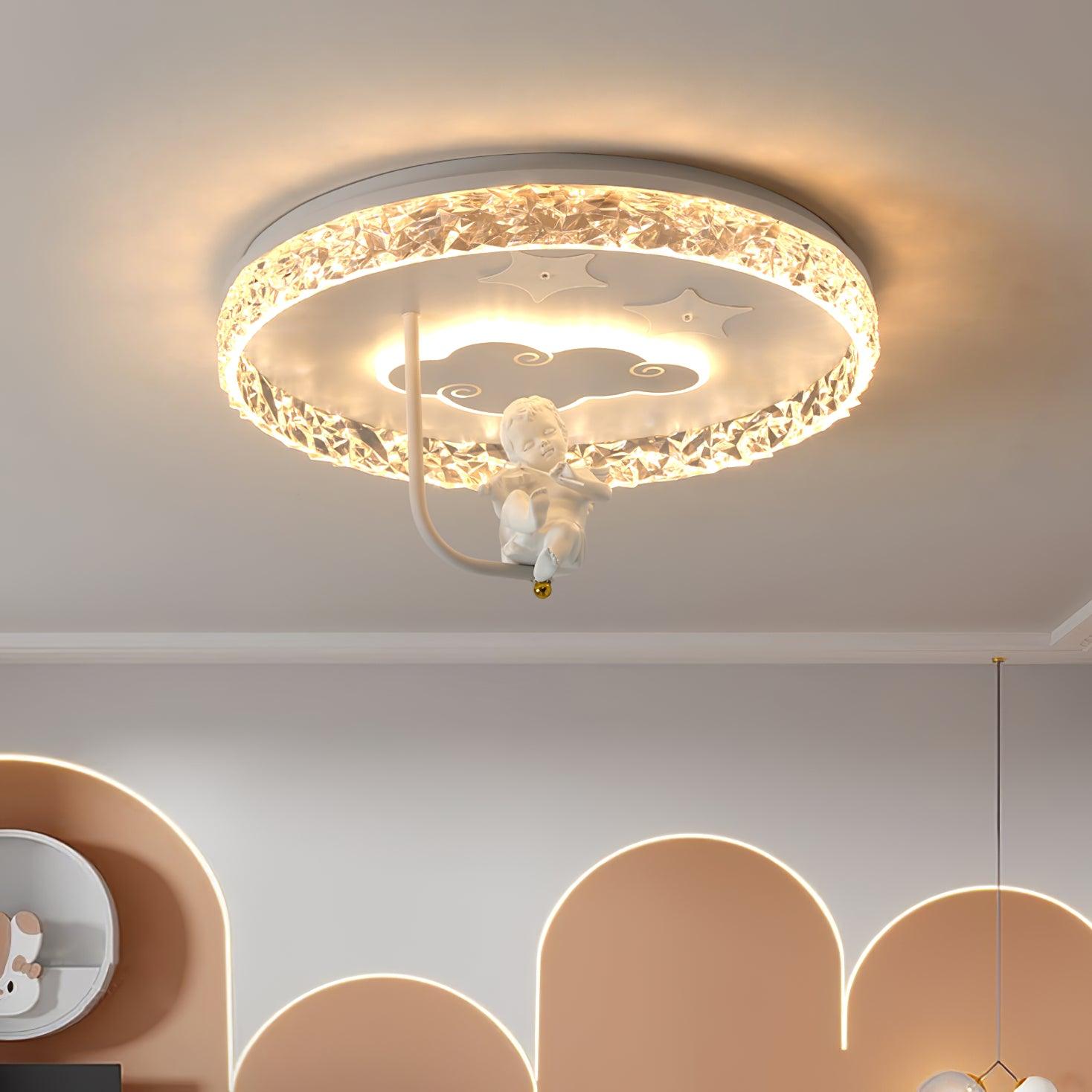 Round Carousel Children's Ceiling Lamp - Lumpaz