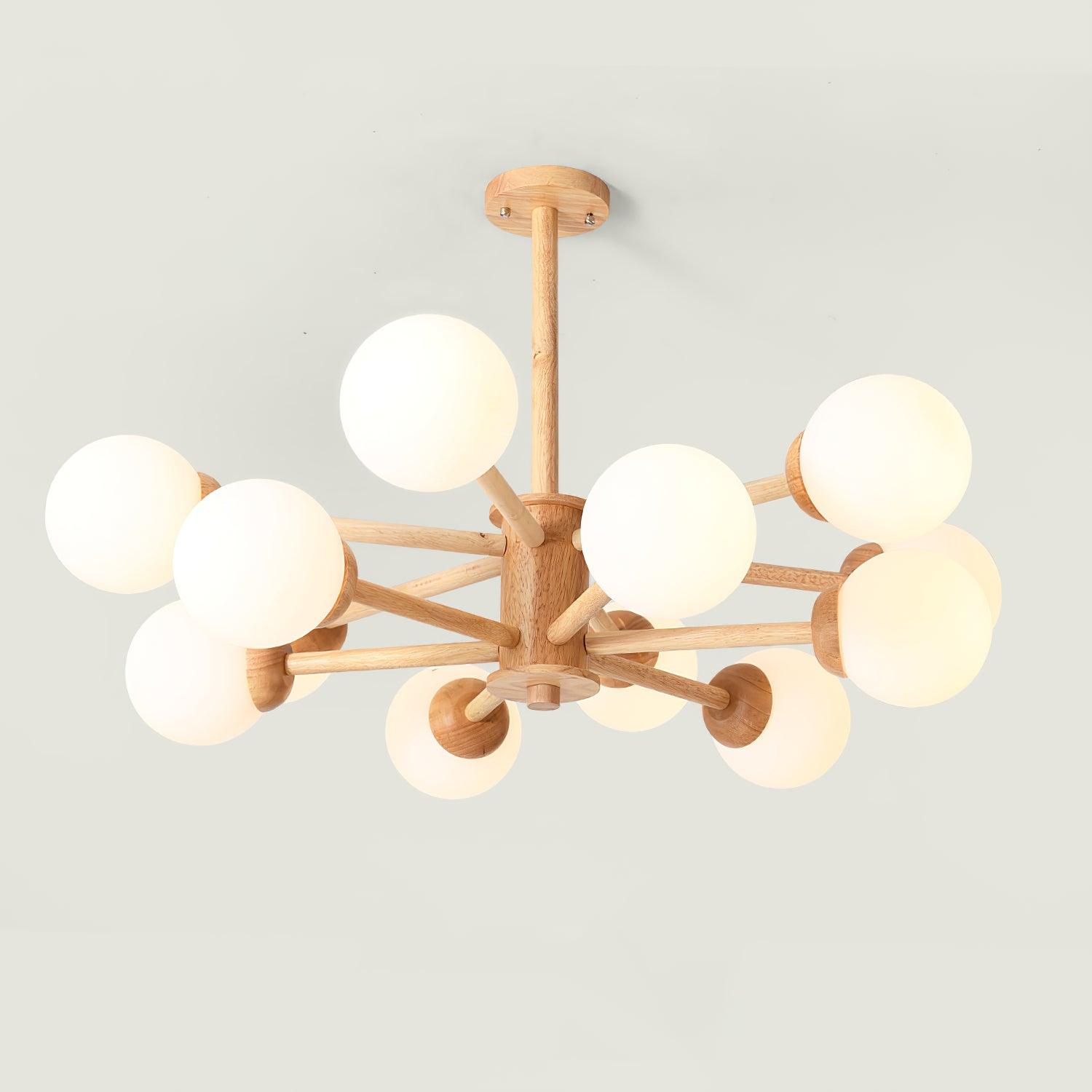 Kozan Wooden Chandelier - Lumpaz