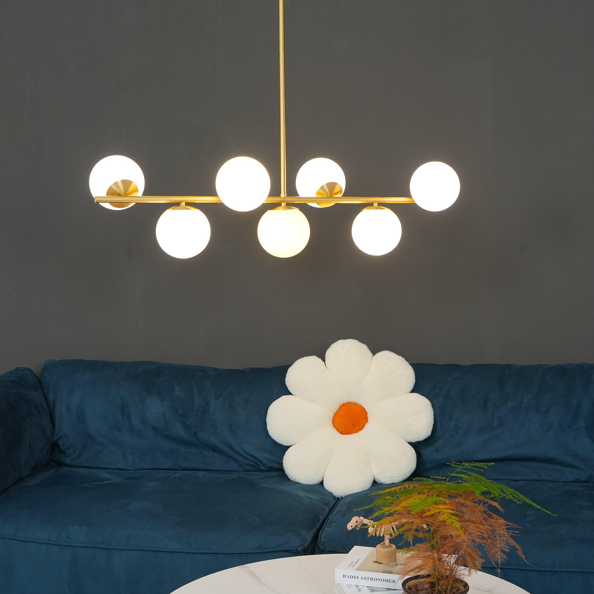 Sphere & Stem Chandelier - Lumpaz