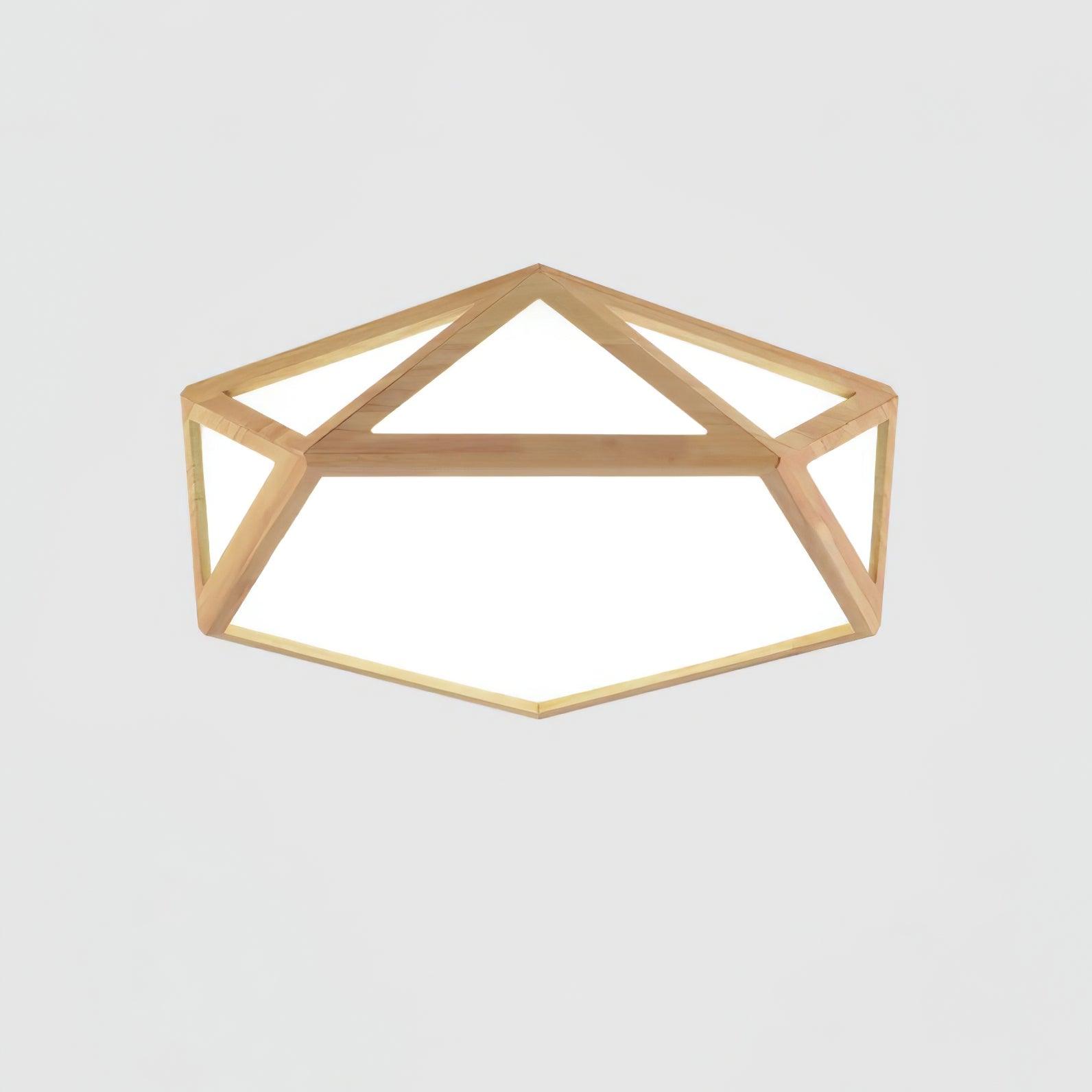 Diamond Wooden Ceiling Lamp - Lumpaz