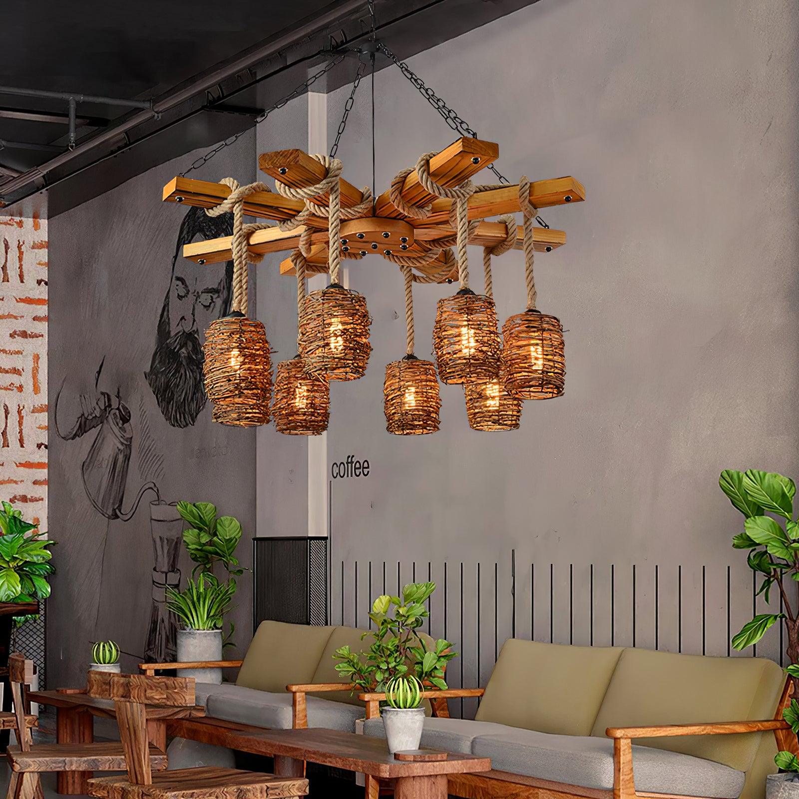 Vintage Farmhouse Chandelier - Lumpaz