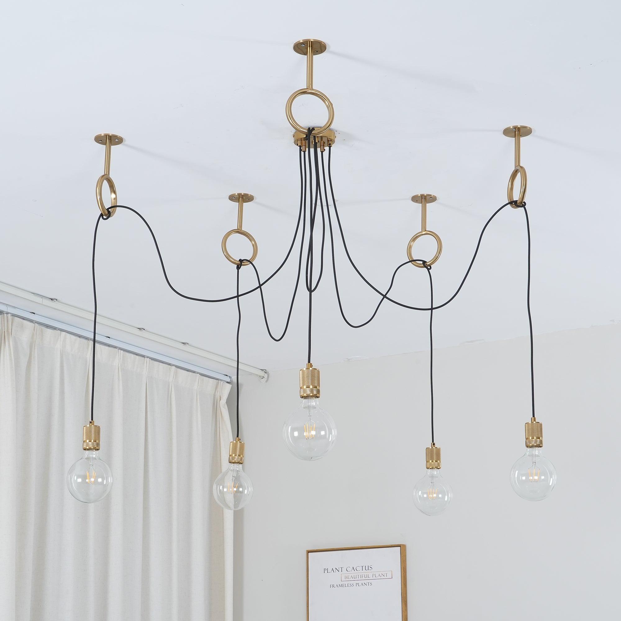 Industrial Spider Chandelier - Lumpaz