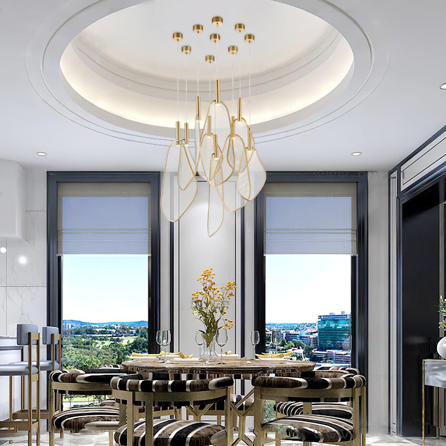 Fan Shape Pendant Light - Lumpaz