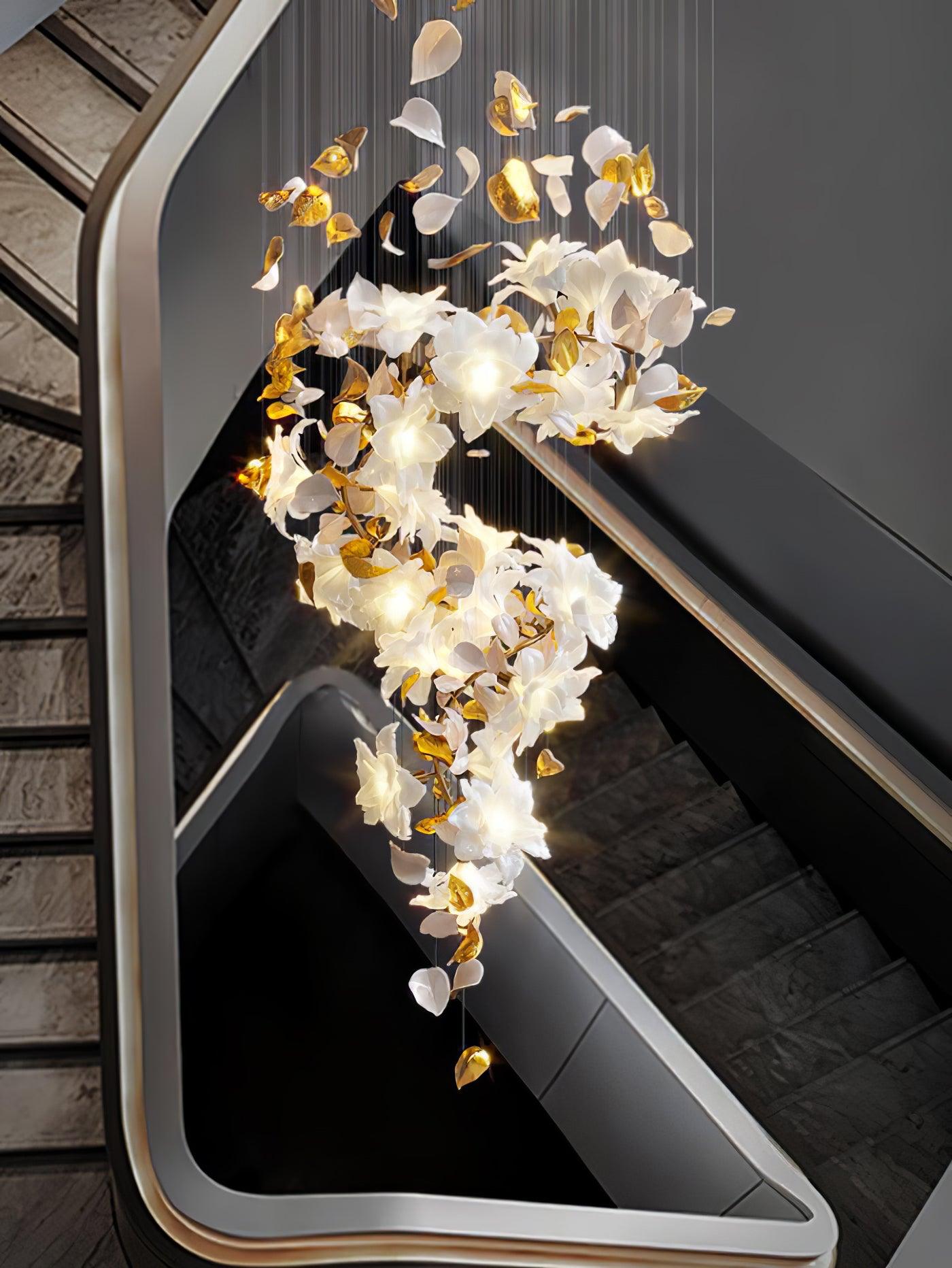 Flying Flowers Fluttering Chandelier - Lumpaz