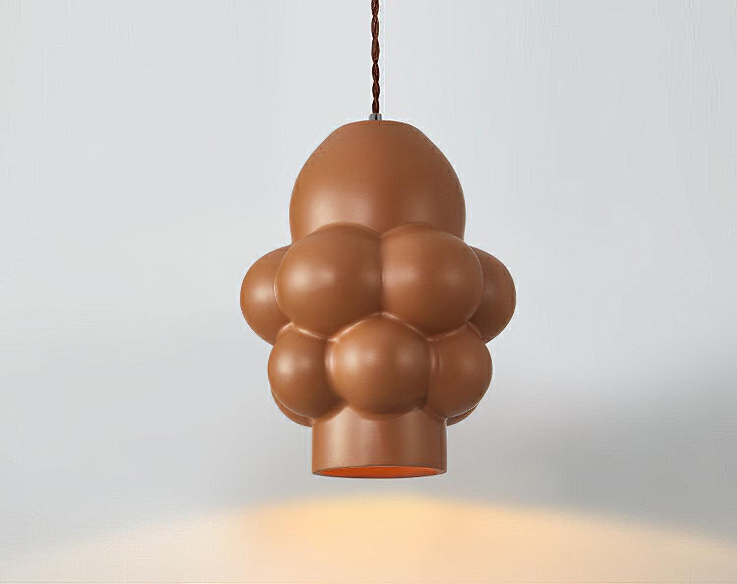 Resin Cream Pendant Lamp - Lumpaz