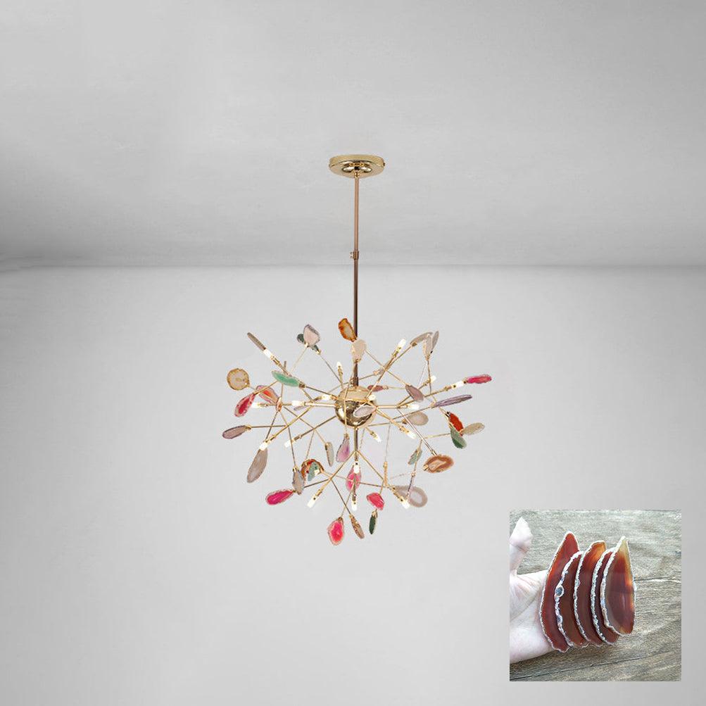 Agate Flake Chandelier - Lumpaz