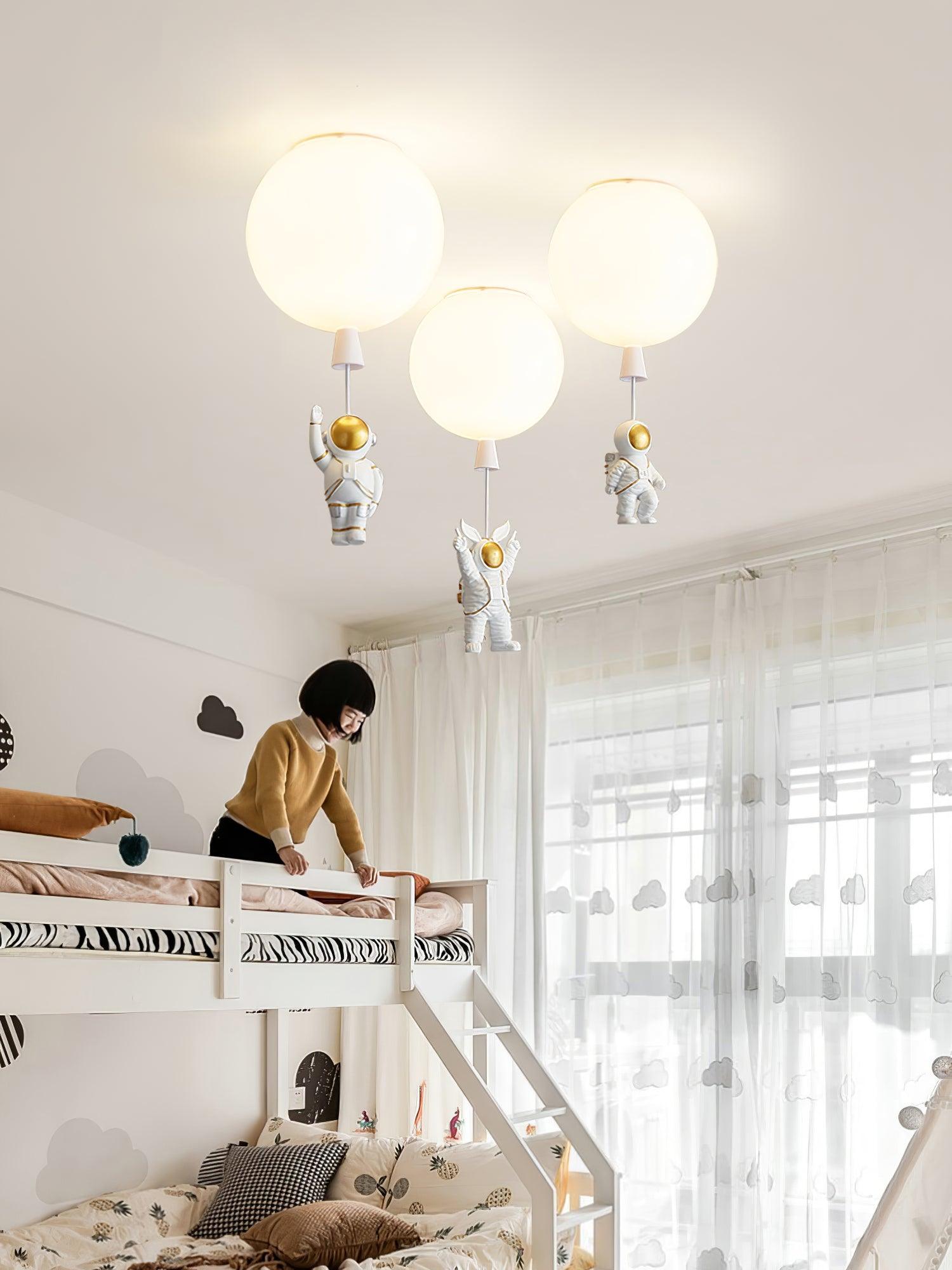 Frosted Balloon Ceiling Light - Lumpaz