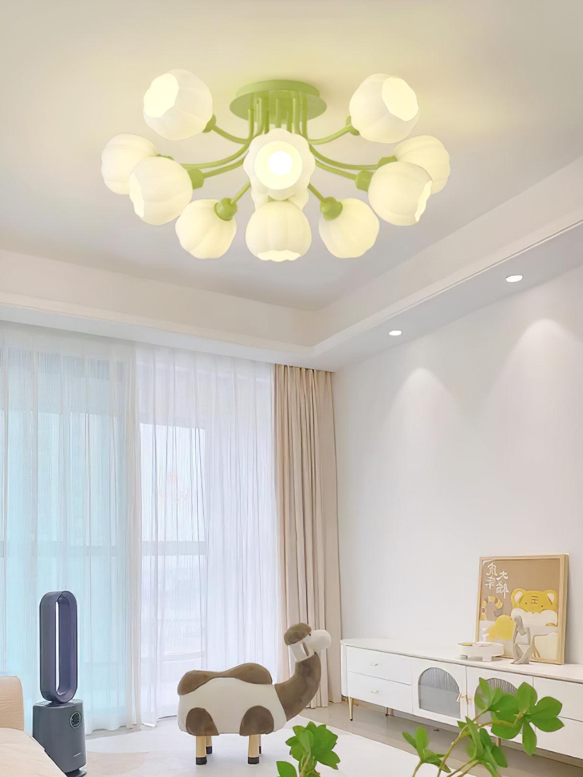 Pumpkin Matcha Ceiling Lamp - Lumpaz