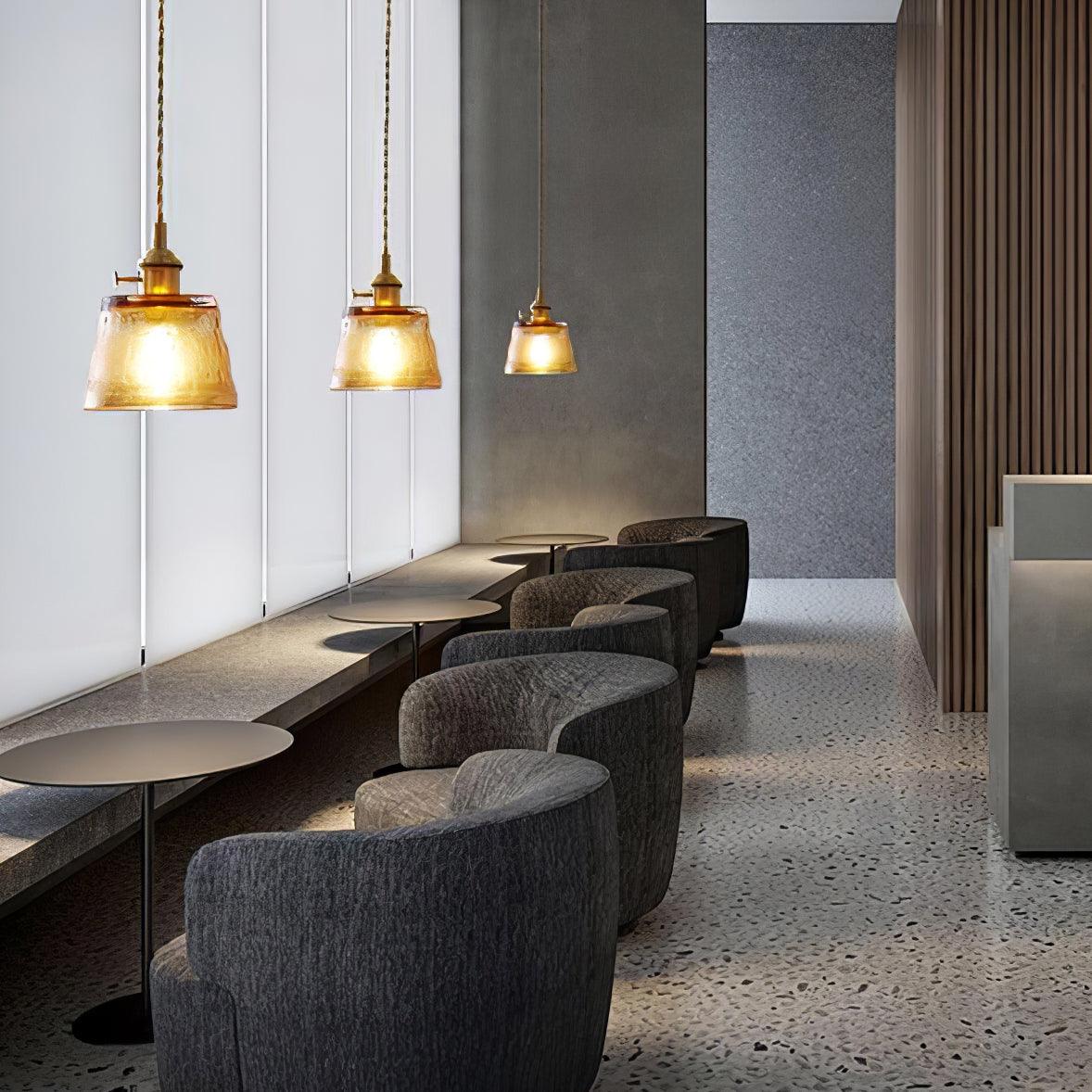 Glass Cup Pendant Lamp - Lumpaz