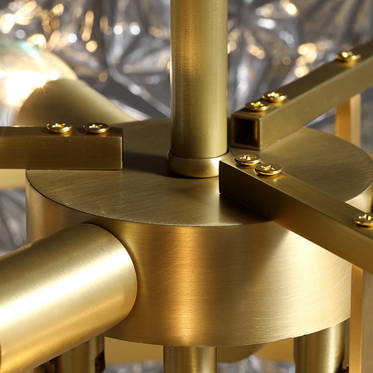 Snowflake Glass Chandelier - Lumpaz