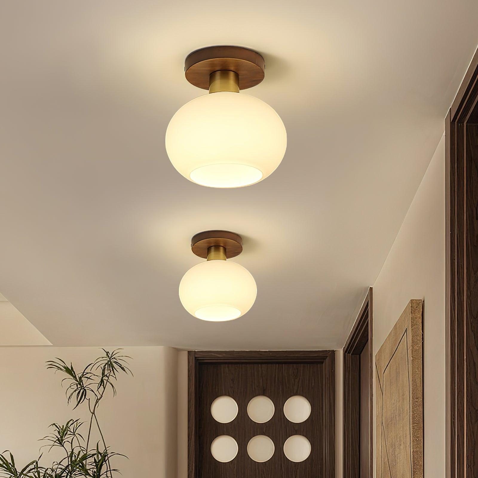 White Shell Ceiling Lamp - Lumpaz