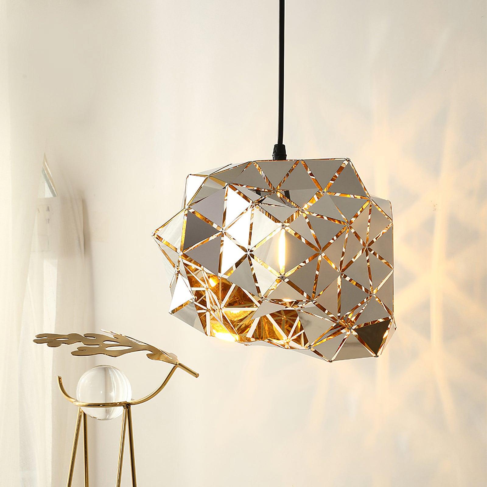 Geometric Panel Pendant Lamp - Lumpaz