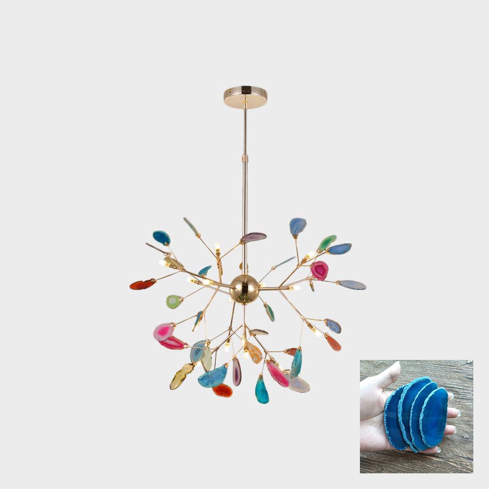 Agate Flake Chandelier - Lumpaz