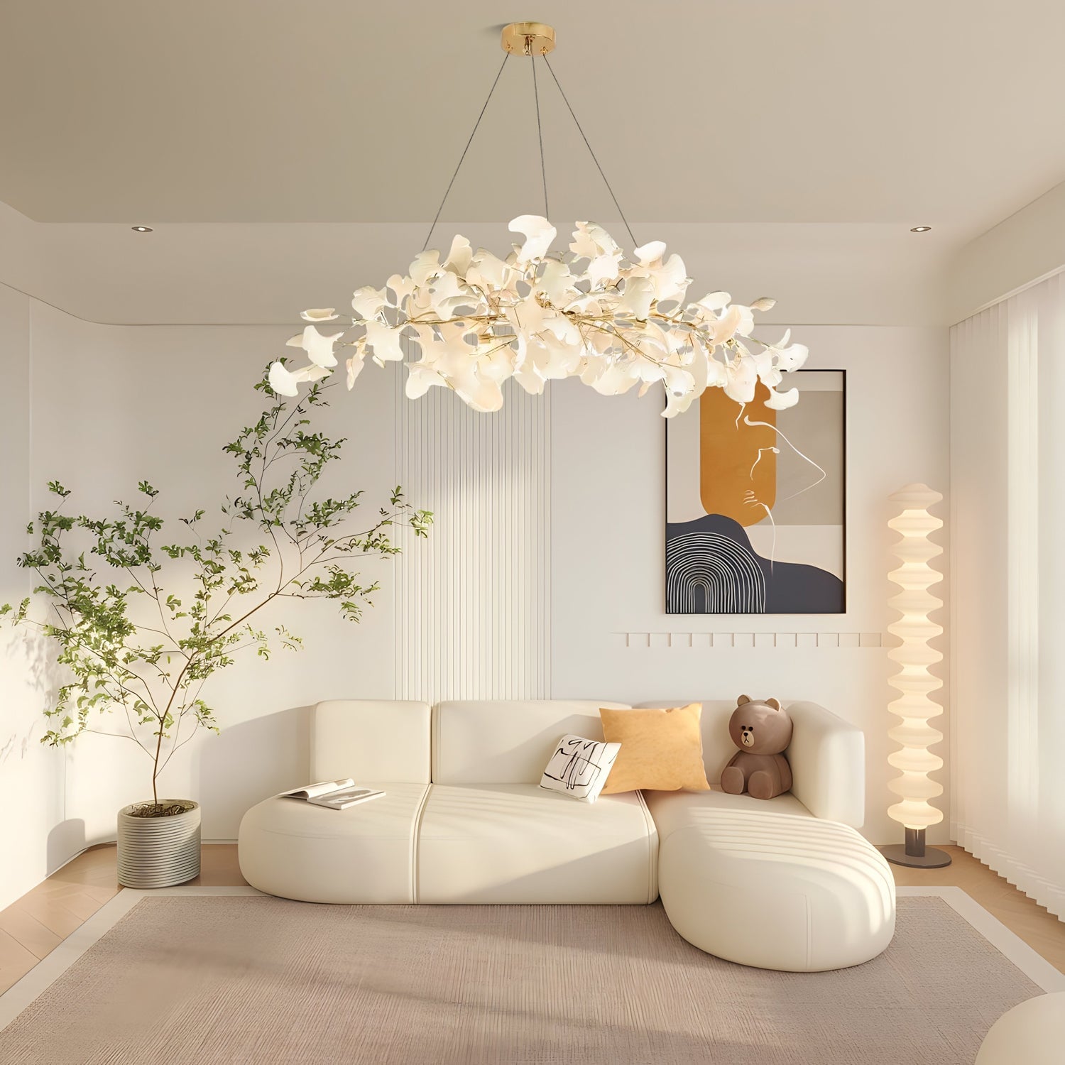 Gingko Chandelier N - Lumpaz