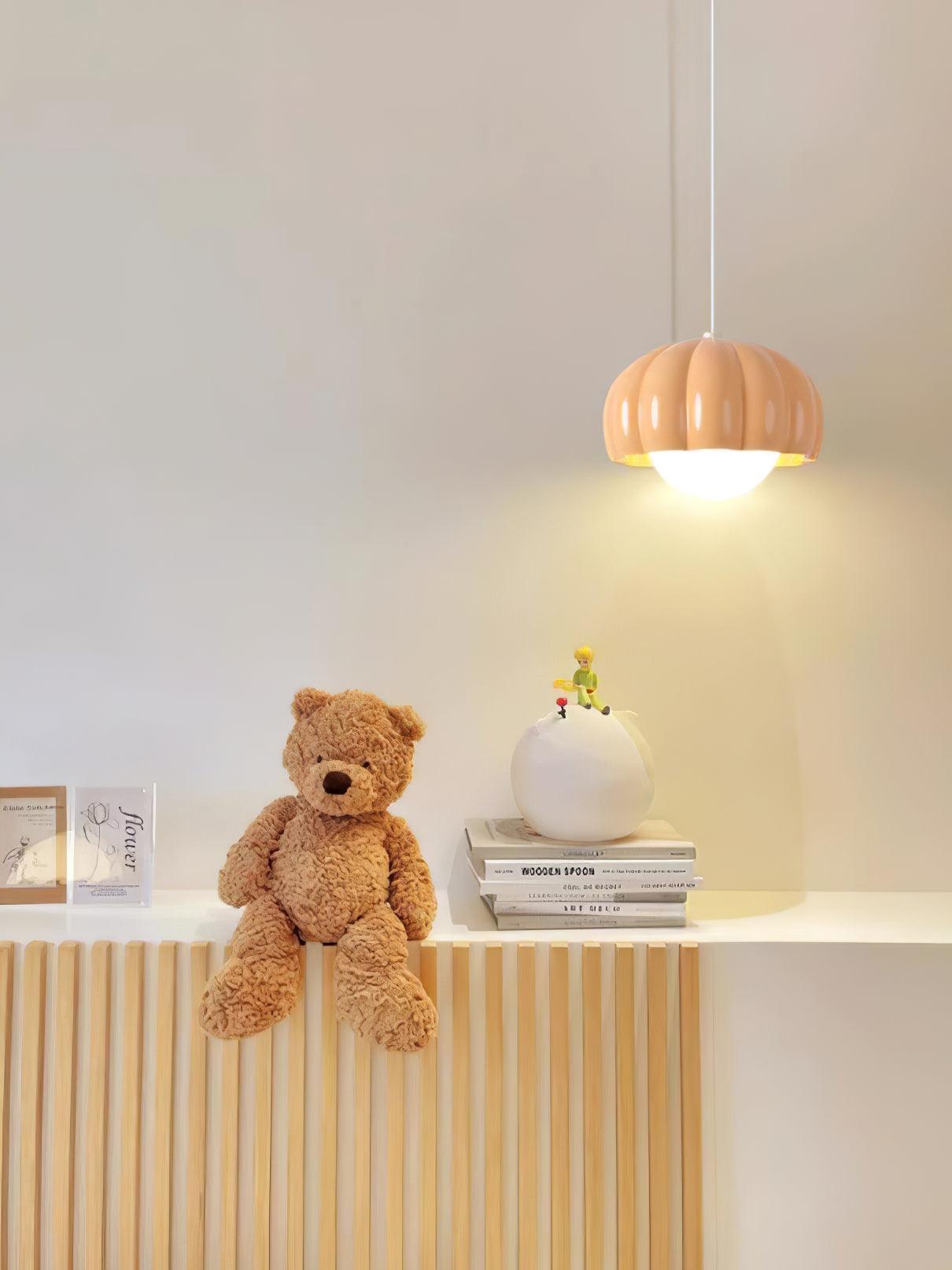 Creamy Pumpkin Pendant Light - Lumpaz