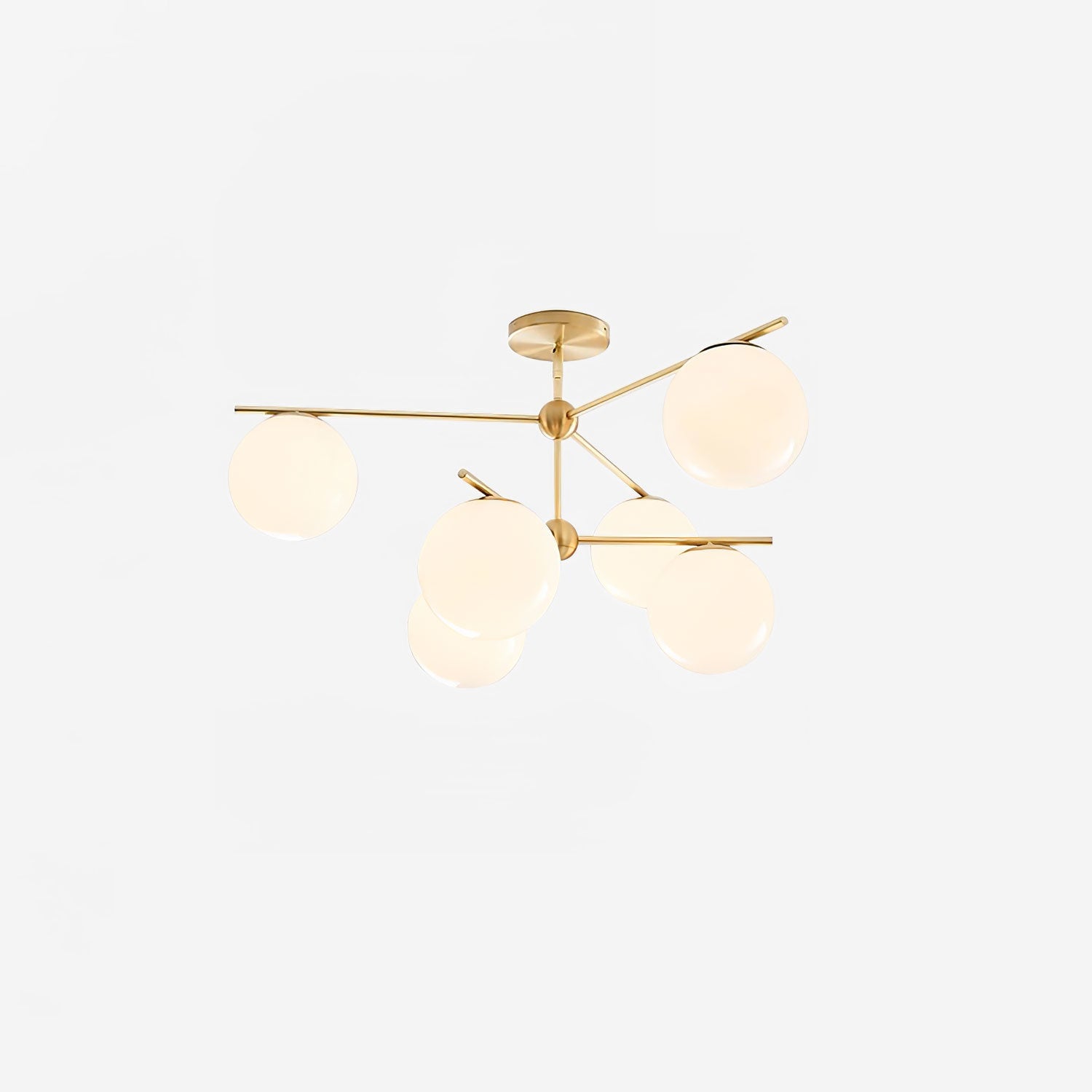 Sphere & Stem Chandelier - Lumpaz