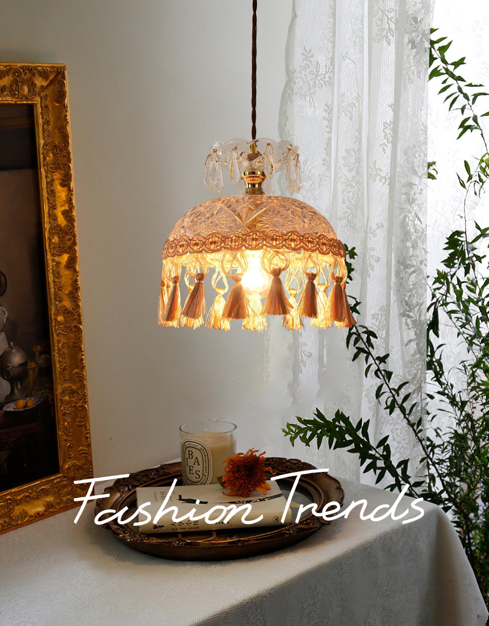 Bowl Tassel Pendant Light - Lumpaz