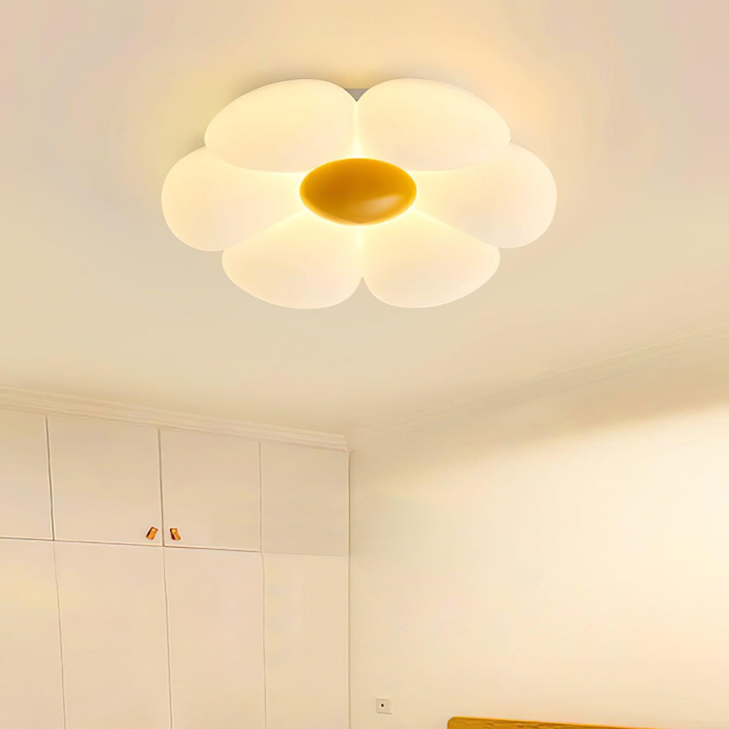 Six-leaf Flower Kids Room Ceiling Lamp - Lumpaz