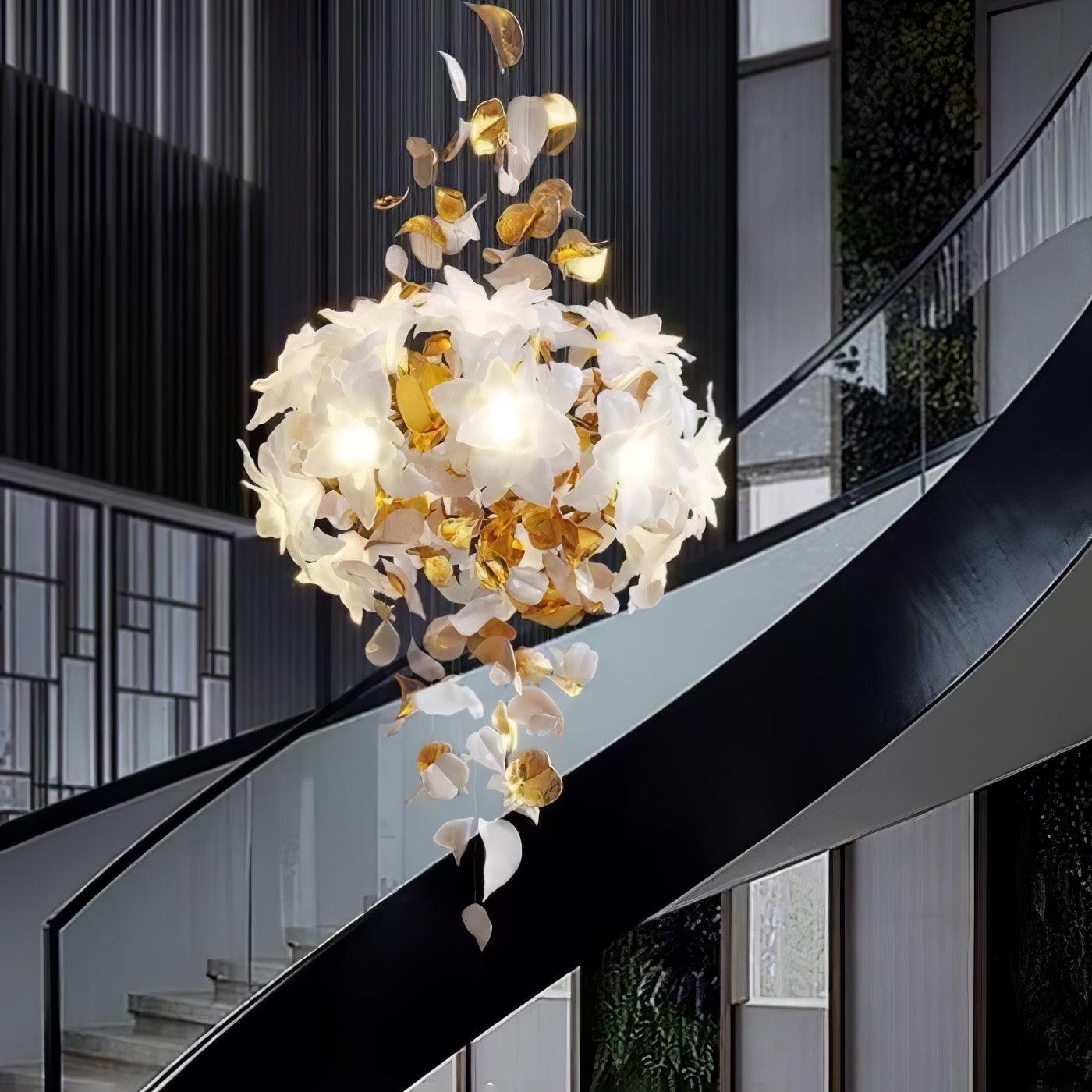 Flying Flowers Fluttering Chandelier - Lumpaz