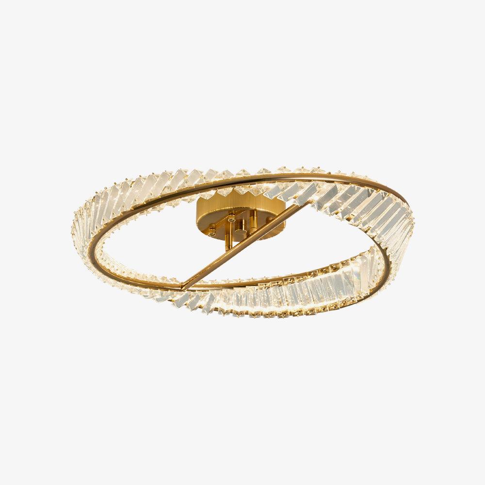 Crystal Rings Ceiling Lamp - Lumpaz