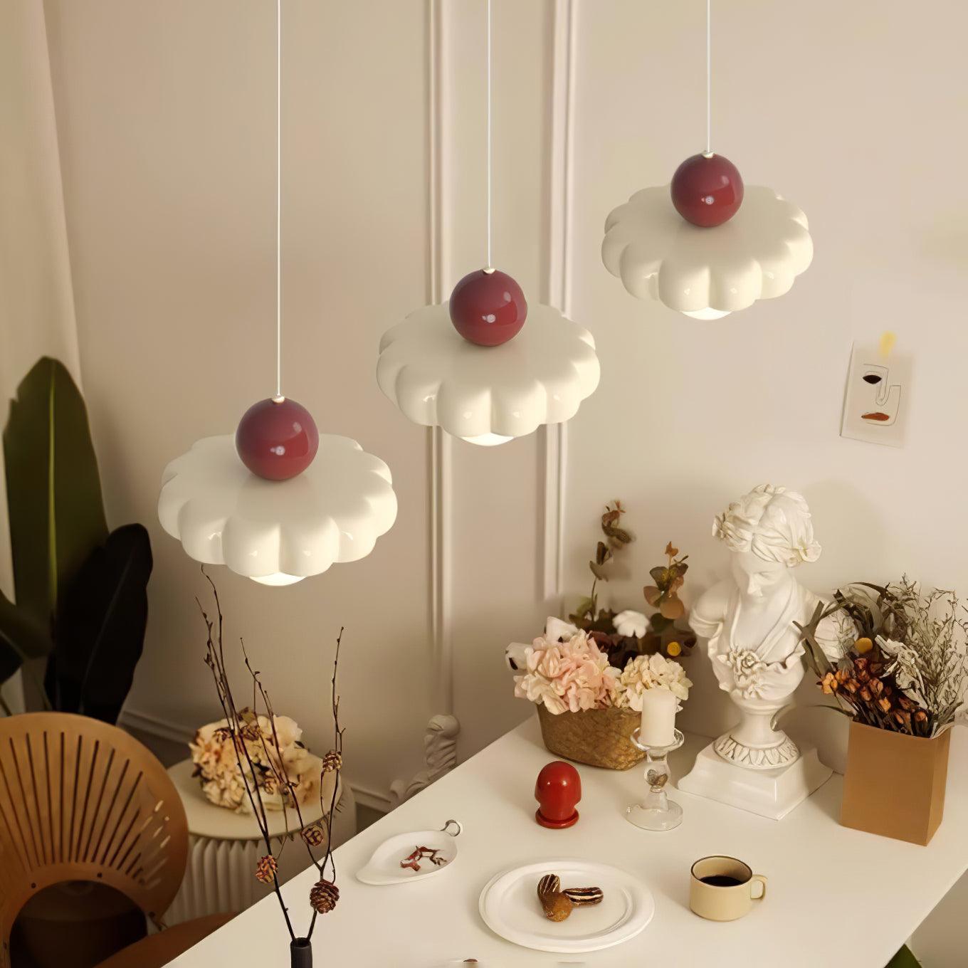 Cream Cloud Pendant Lamp - Lumpaz