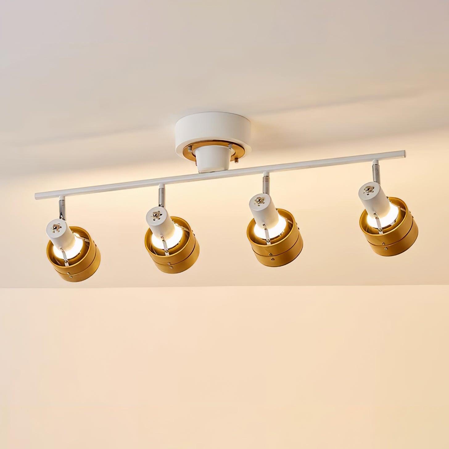 Wooden Adjustable Spot Ceiling Lamp - Lumpaz