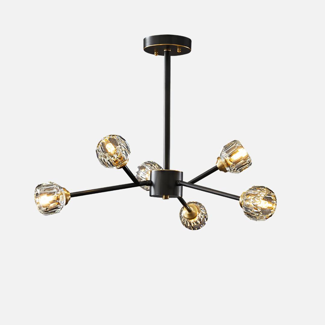 Crystal Ball Round Cluster Chandelier - Lumpaz