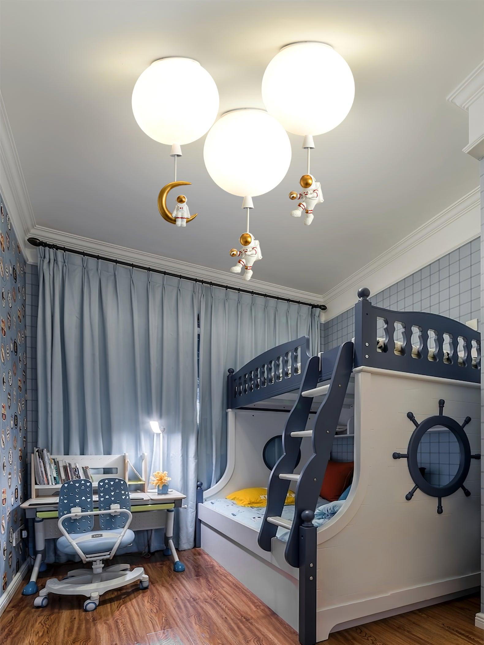 Frosted Balloon Ceiling Light - Lumpaz