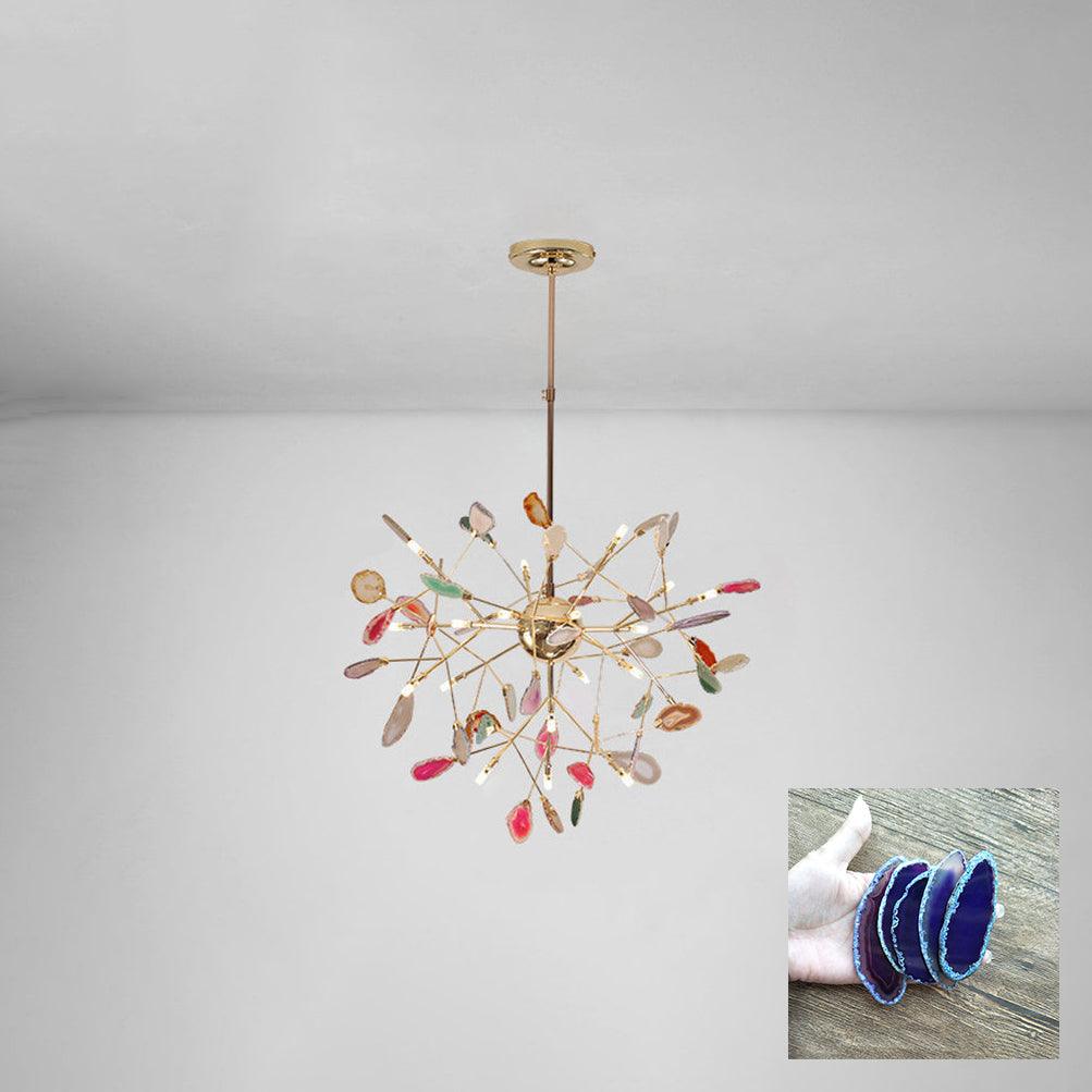 Agate Flake Chandelier - Lumpaz