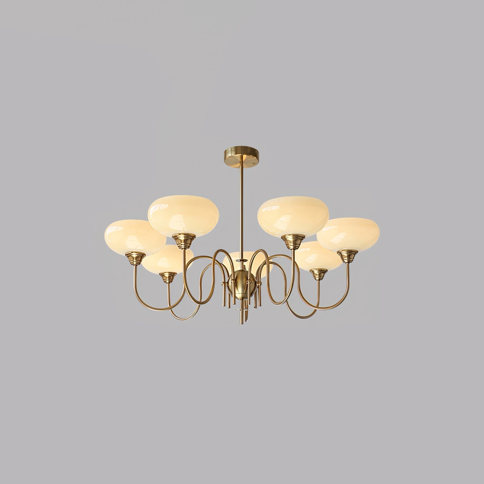Creamy Persimmon Chandelier - Lumpaz