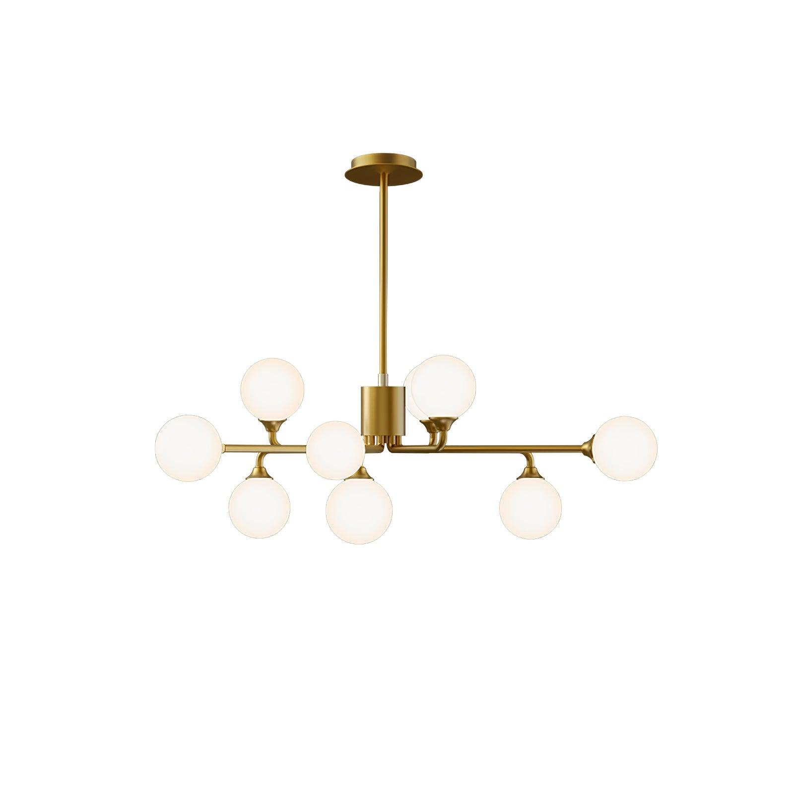Staggered Glass Globes Chandelier - Lumpaz