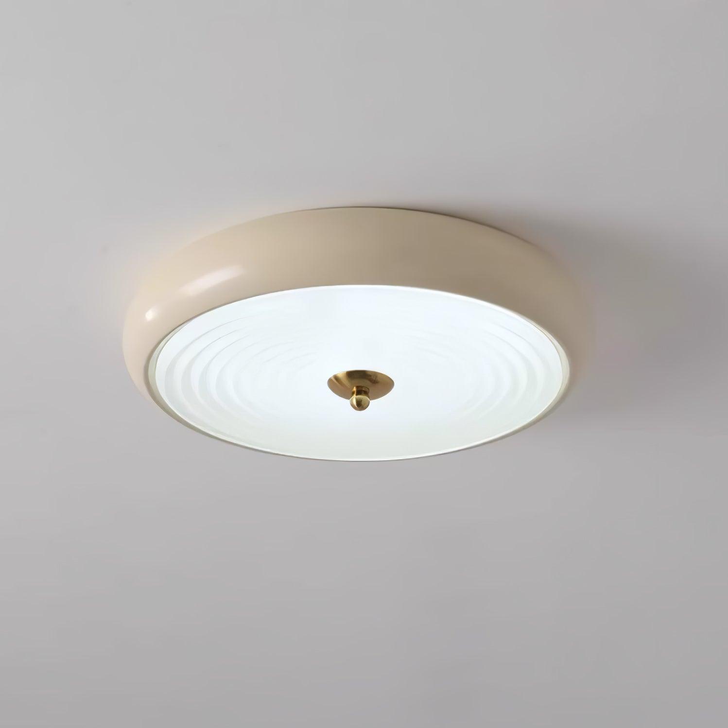 Ripple Cream Ceiling Lamp - Lumpaz