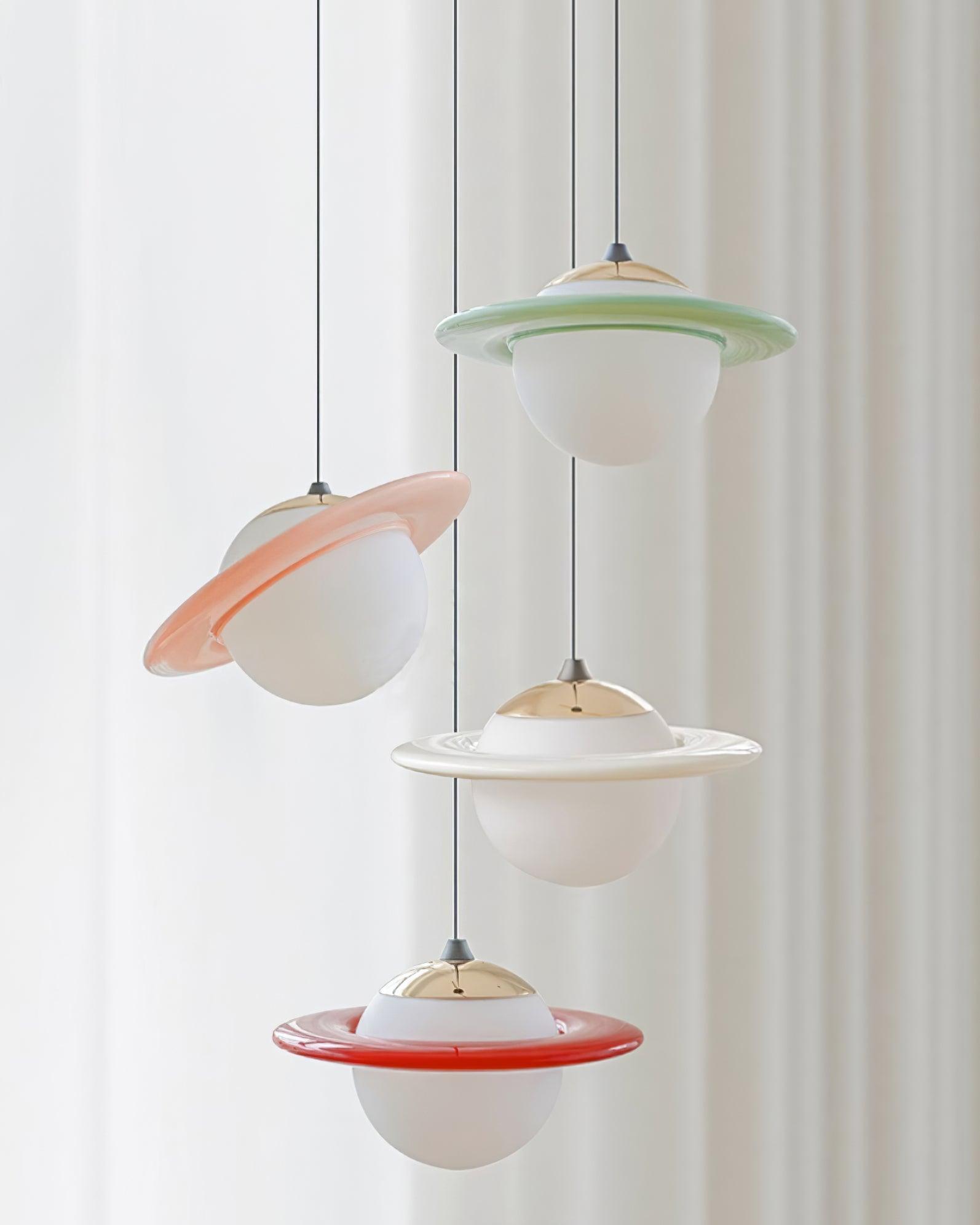Saturn Planet Pendant Lamp - Lumpaz