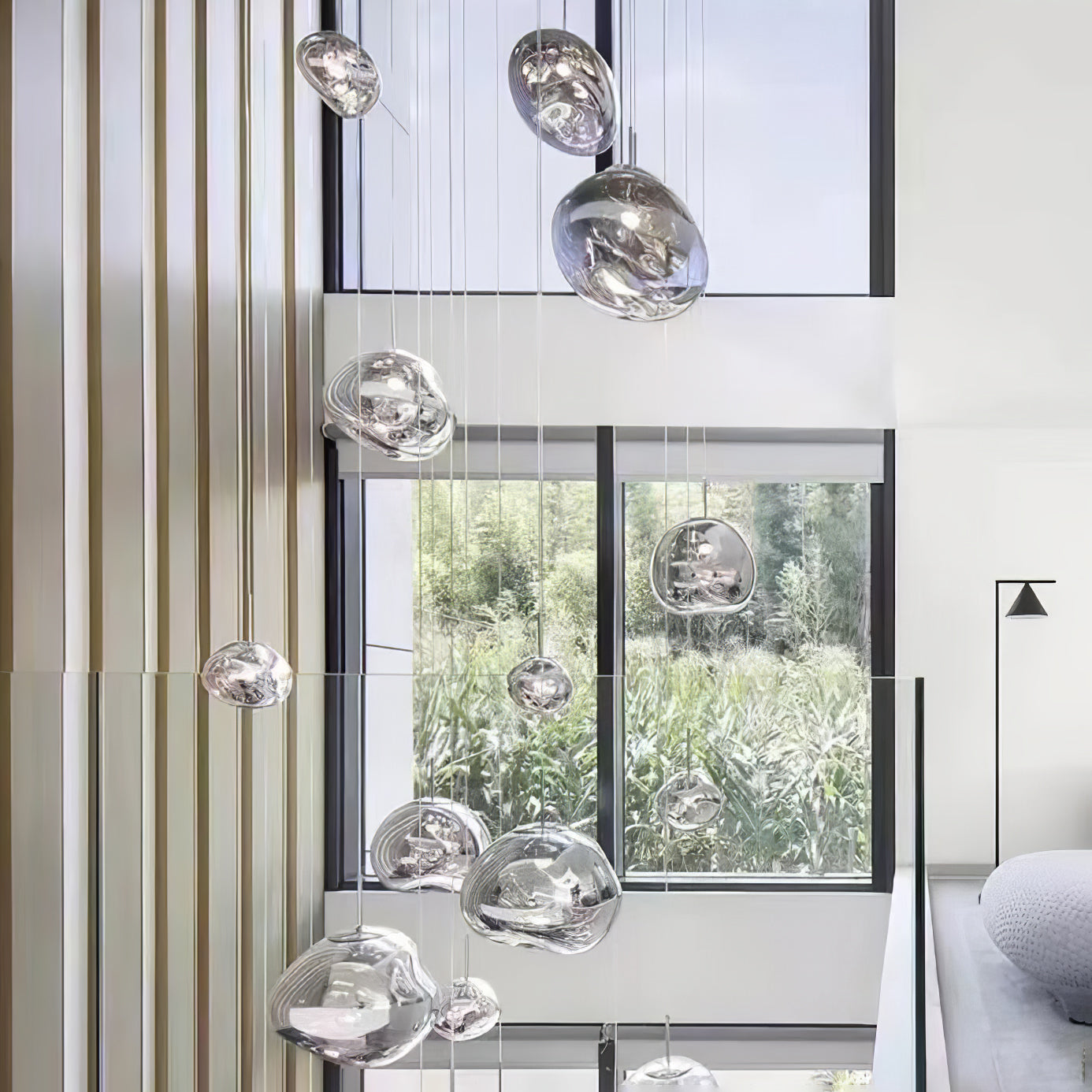 Multi Lava Round Pendant Lamp - Lumpaz