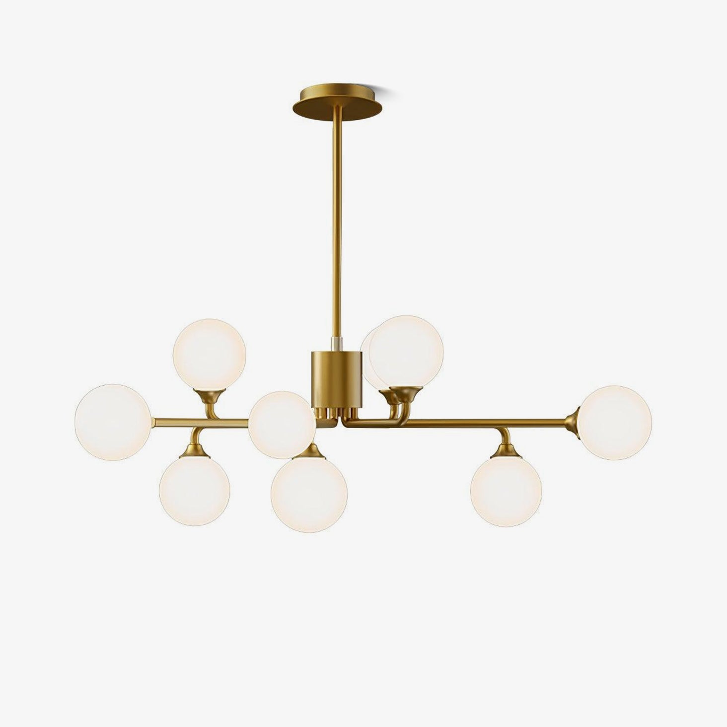 Staggered Glass Globes Chandelier - Lumpaz