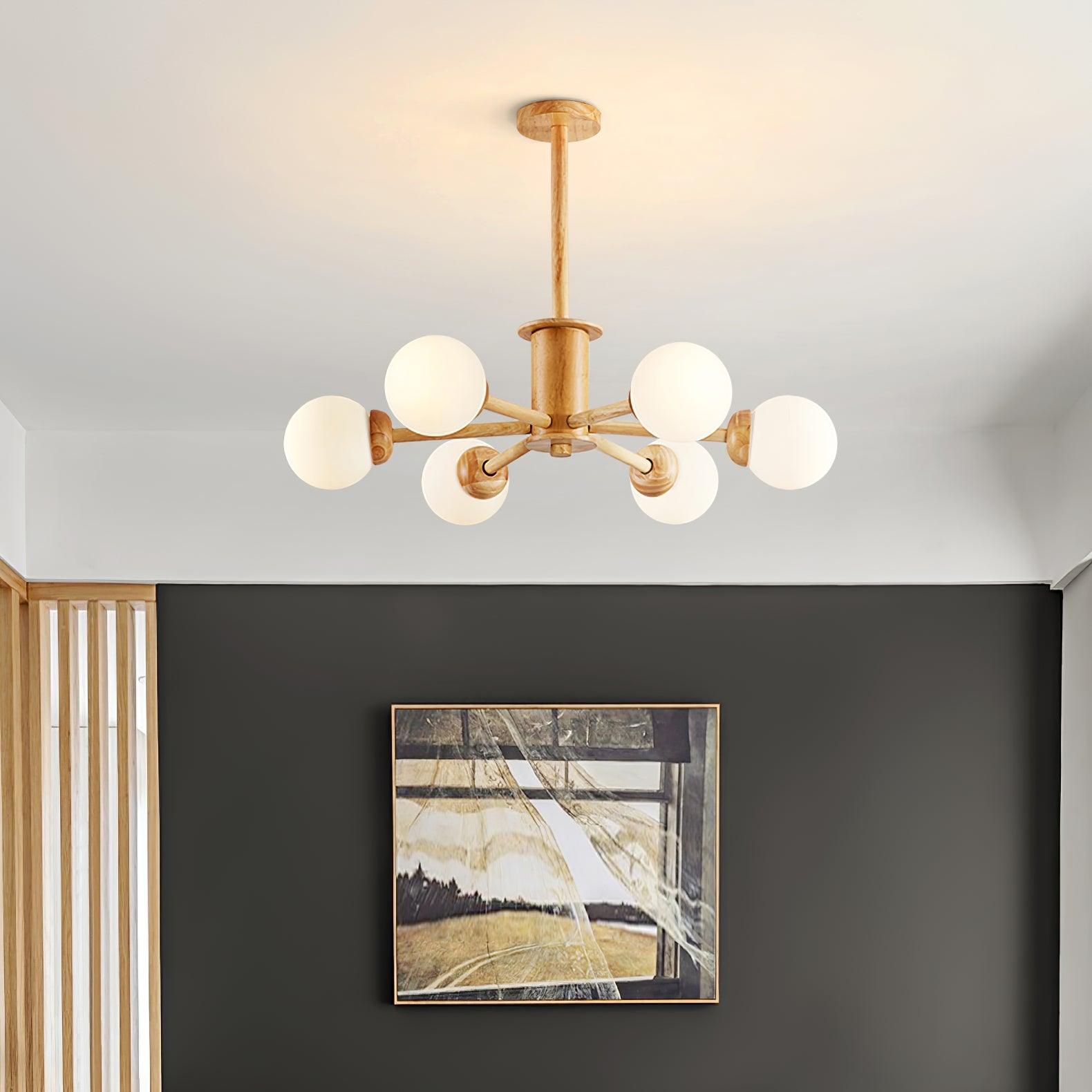 Kozan Wooden Chandelier - Lumpaz