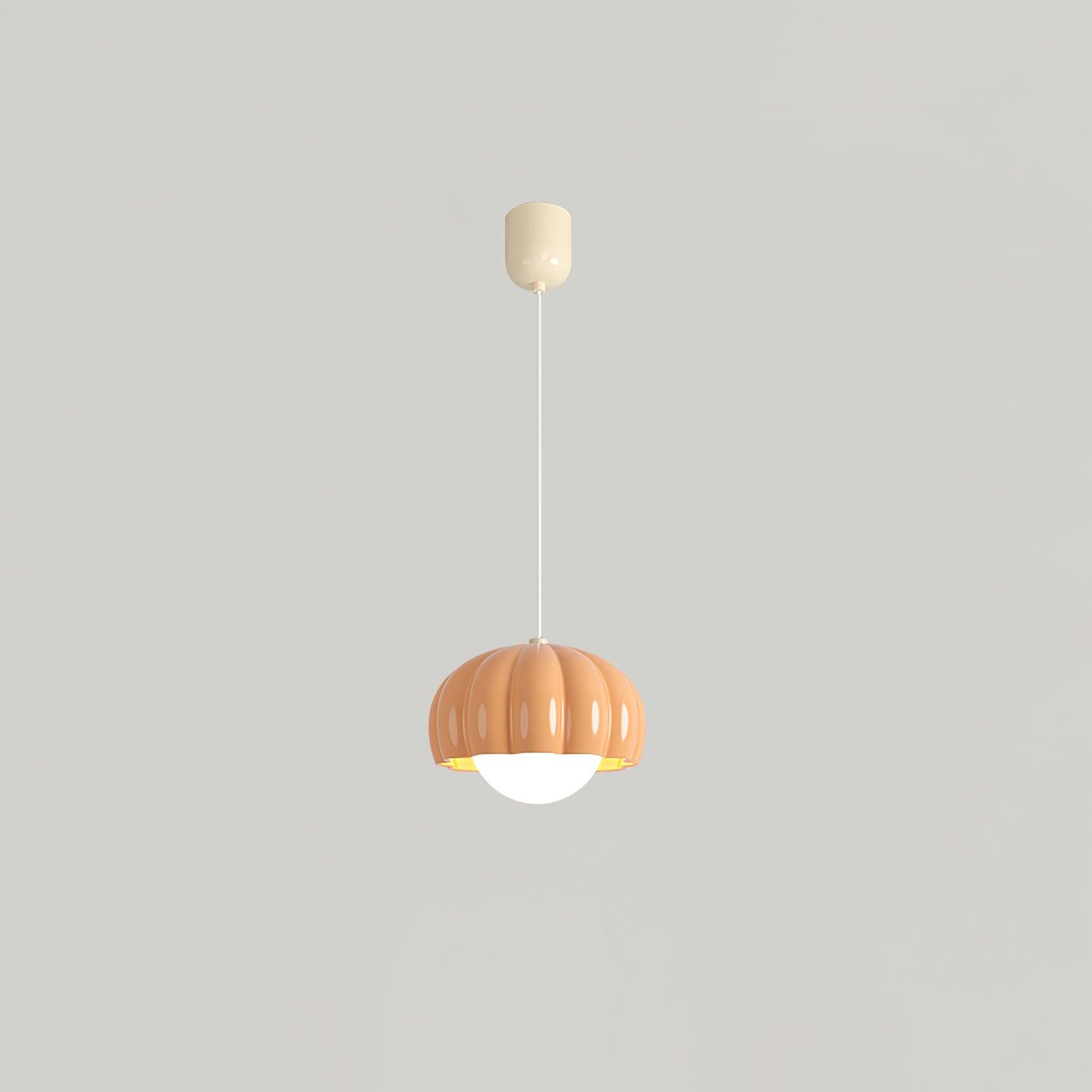 Creamy Pumpkin Pendant Light - Lumpaz