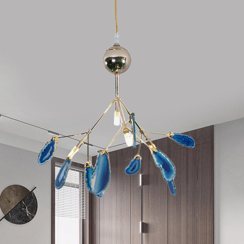 Agate Flake Chandelier - Lumpaz