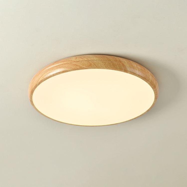 Wood Grain Round Ceiling Lamp - Lumpaz