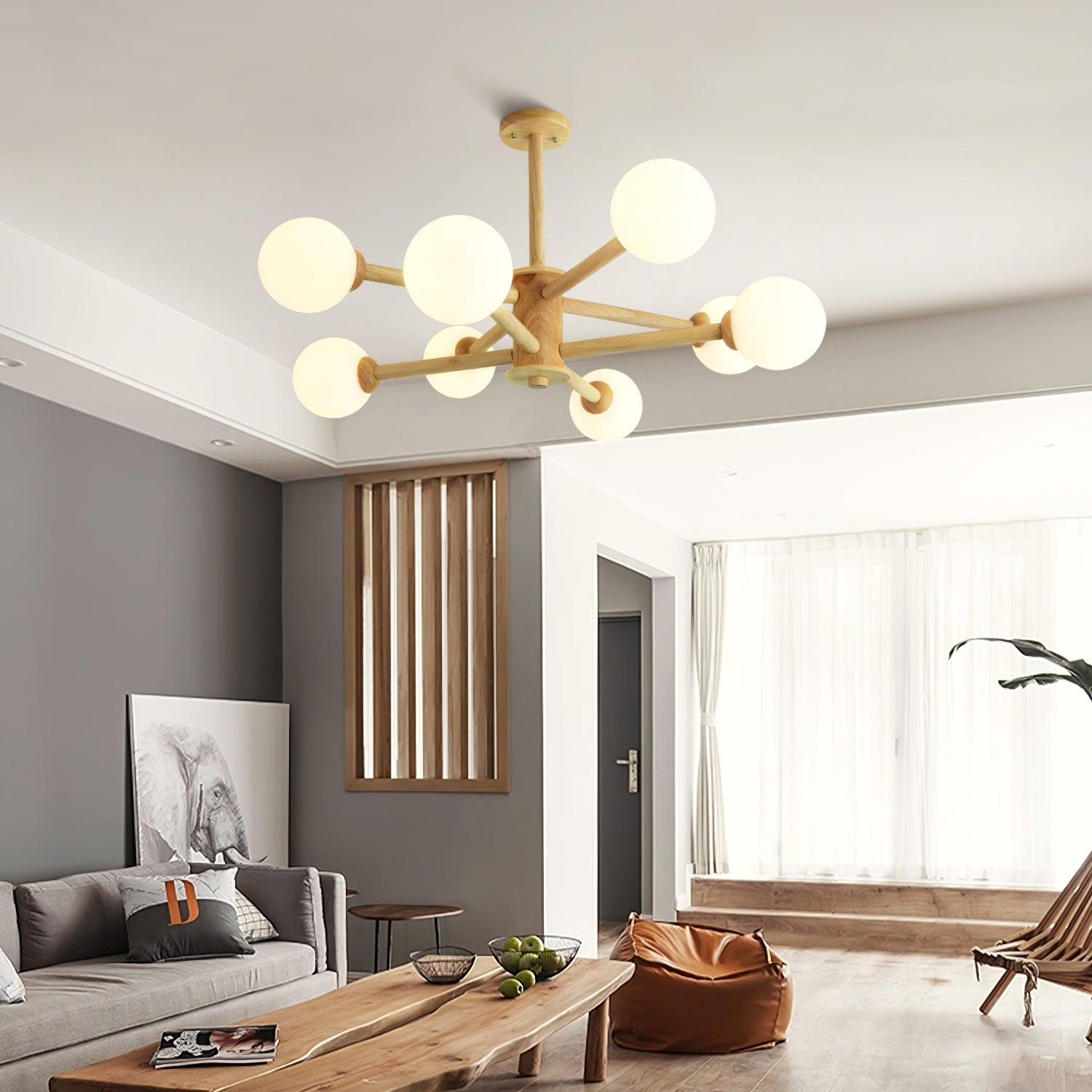 Kozan Wooden Chandelier - Lumpaz