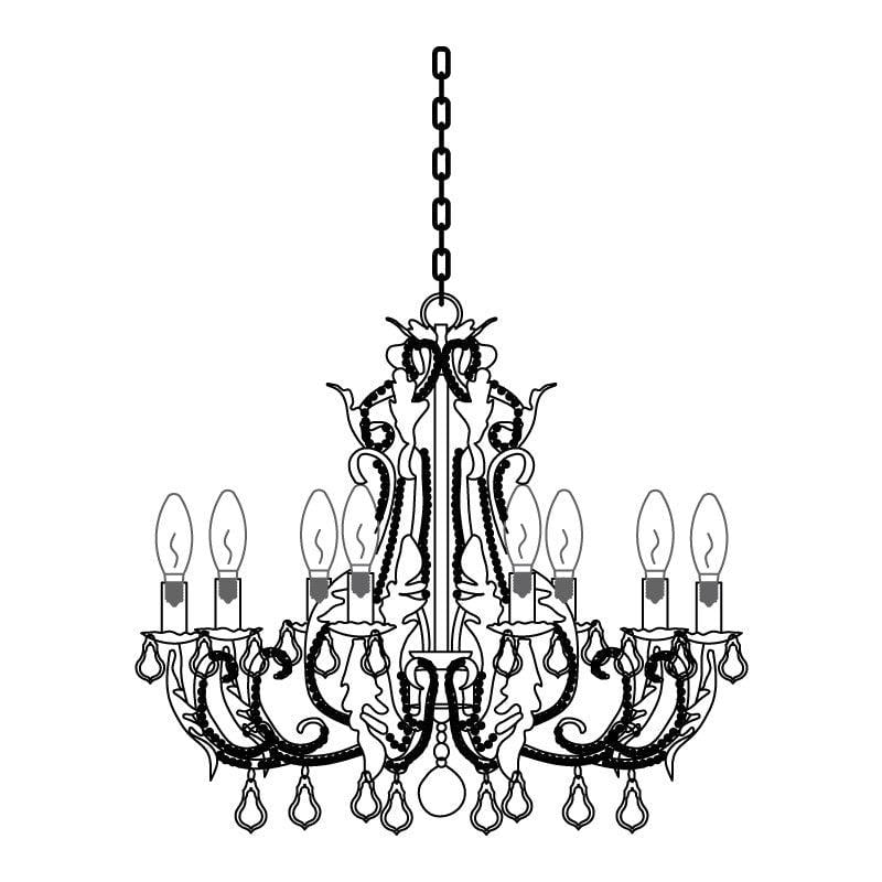 Candle Holder Chandelier - Lumpaz