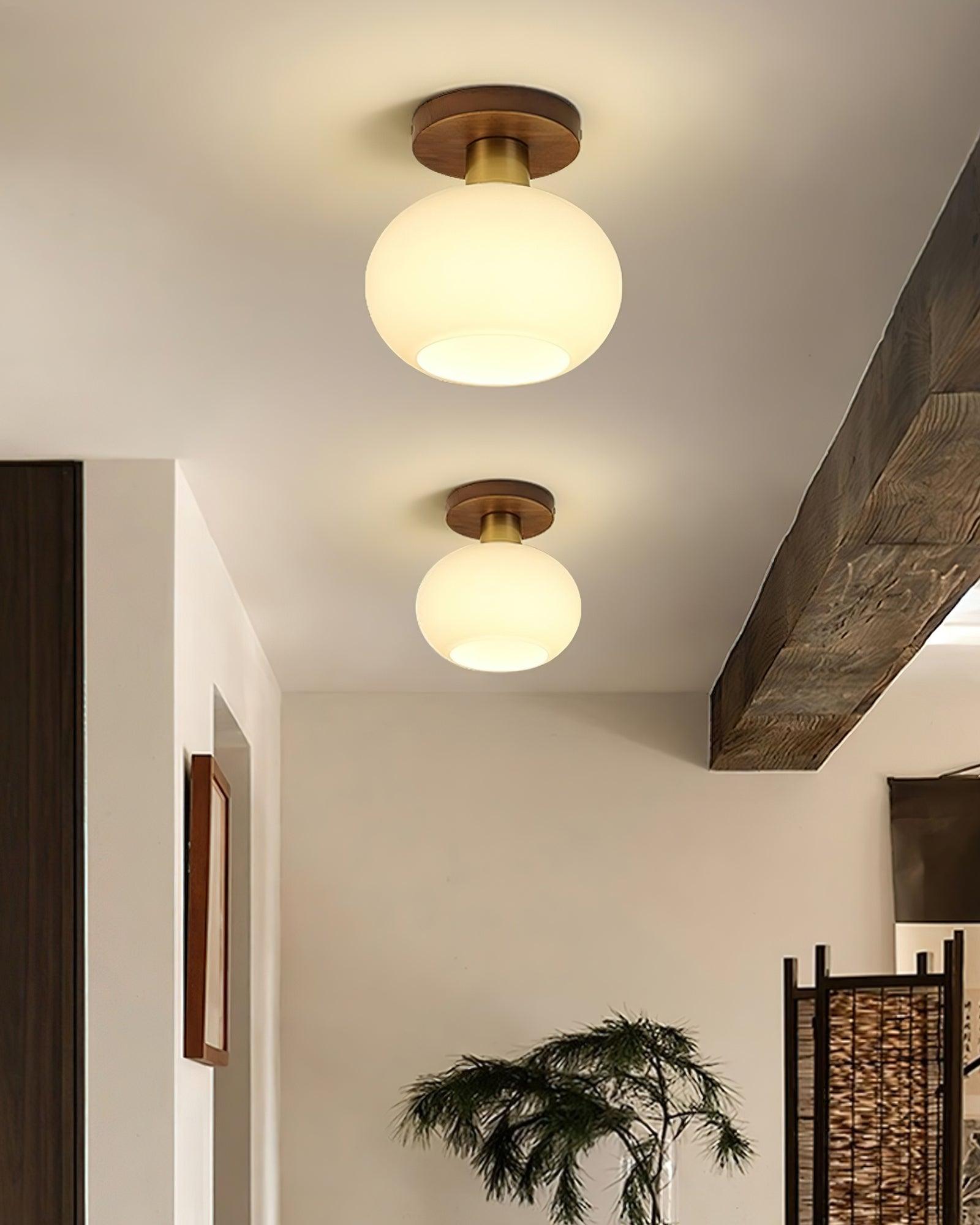 White Shell Ceiling Lamp - Lumpaz