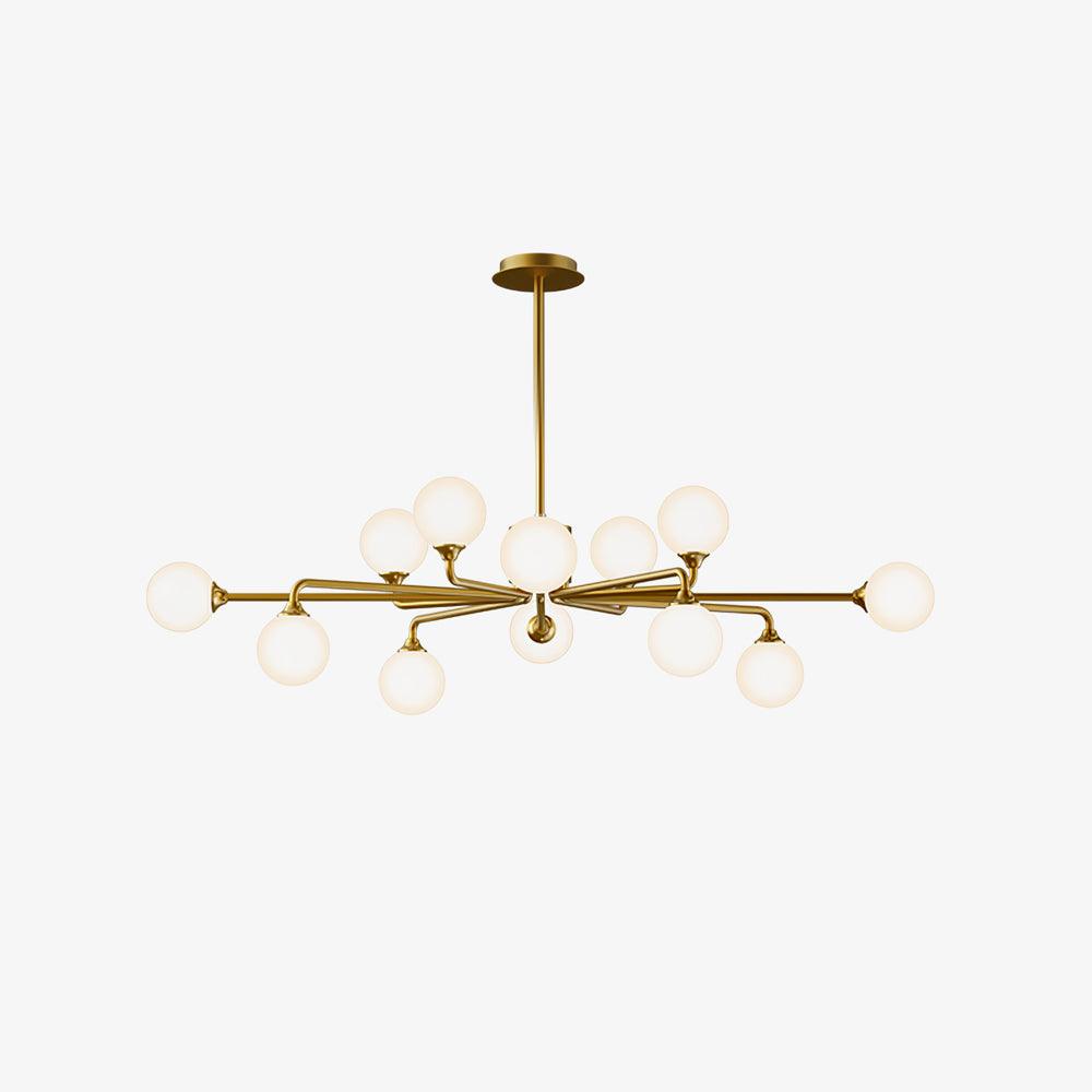 Staggered Glass Globes Chandelier - Lumpaz