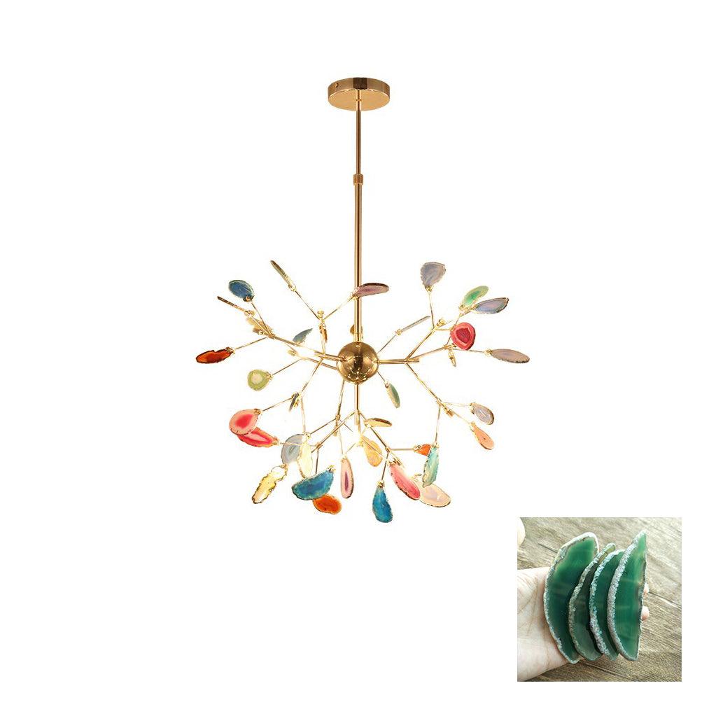 Agate Flake Chandelier - Lumpaz
