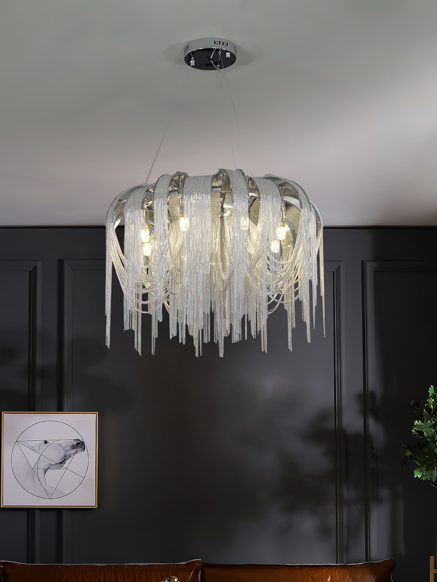 Length Chains Chandelier - Lumpaz