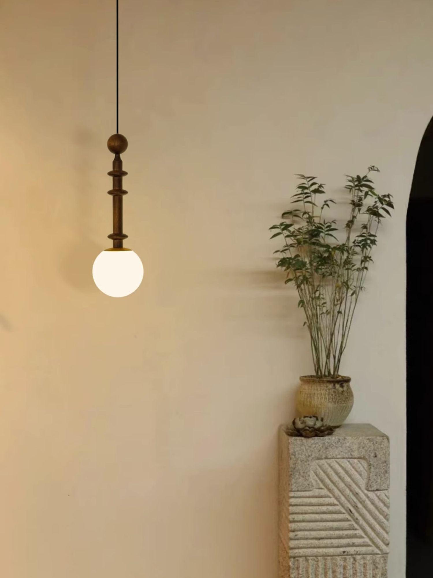 Roman Column Small Pendant Light - Lumpaz