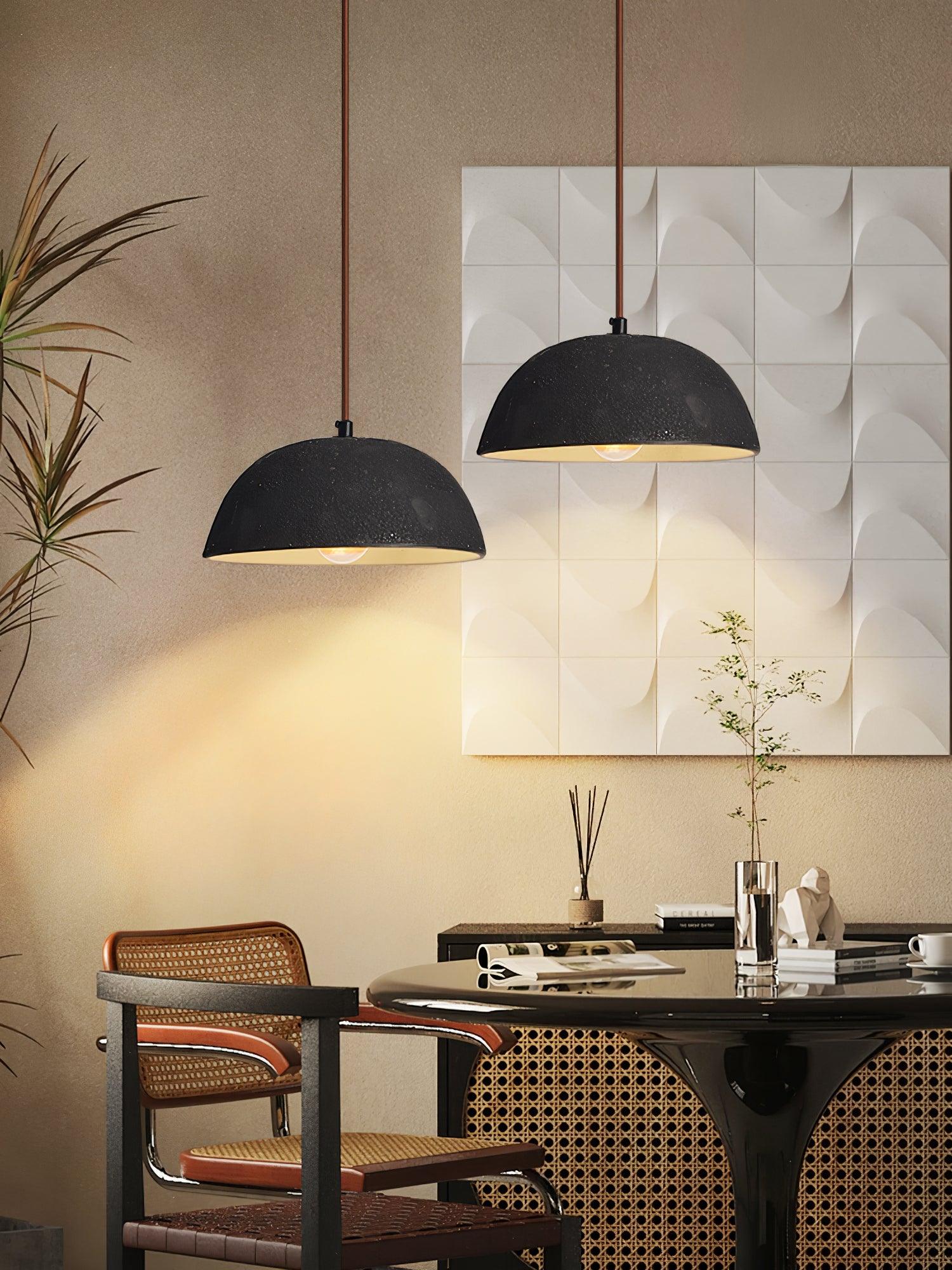 Black Arch Ceramic Pendant Lamp - Lumpaz